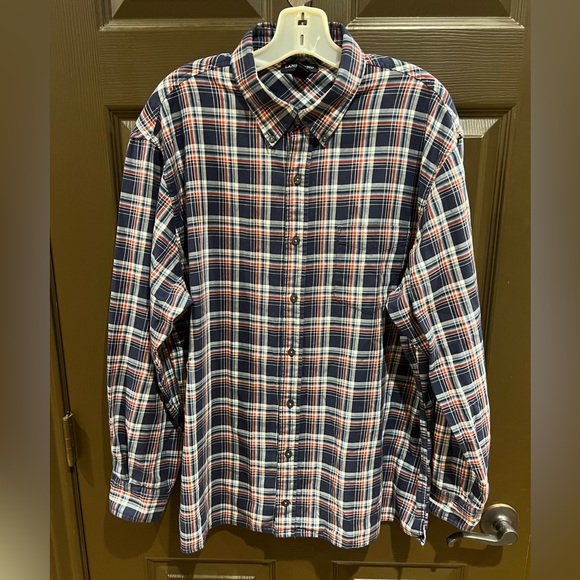 Lands End Men’s Button Down Flannel XL - Picture 2 of 9